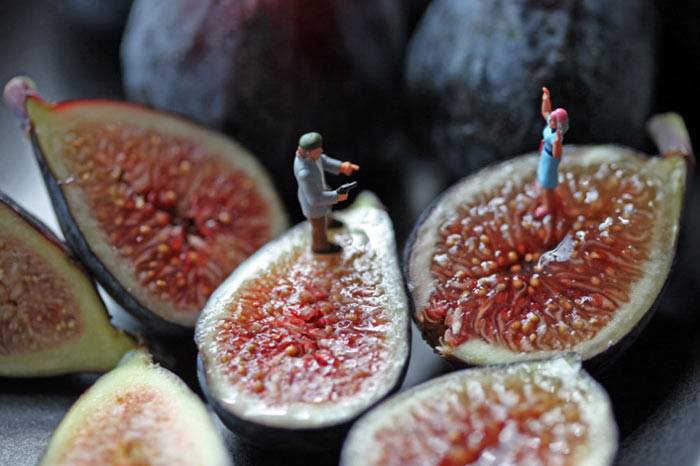 Küçük adamlar yiyecek dünyasında