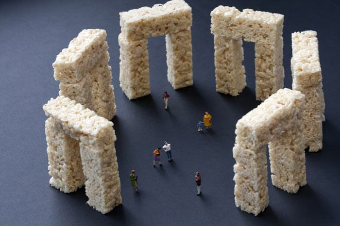 Küçük adamlar yiyecek dünyasında