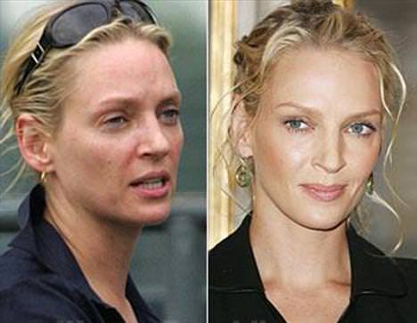 Makyajsız gezmemesi gereken 50 ünlü