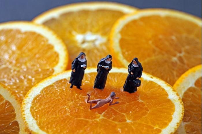 Küçük adamlar yiyecek dünyasında