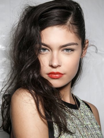 Dudaklarda turuncu etkisi