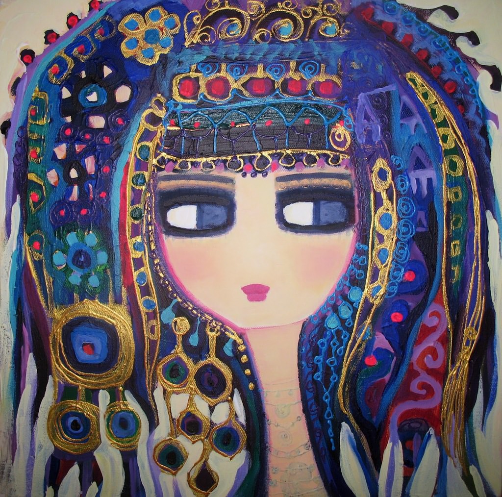 Koca gözlü, rengarenk kadınların ressamı: Canan Berber