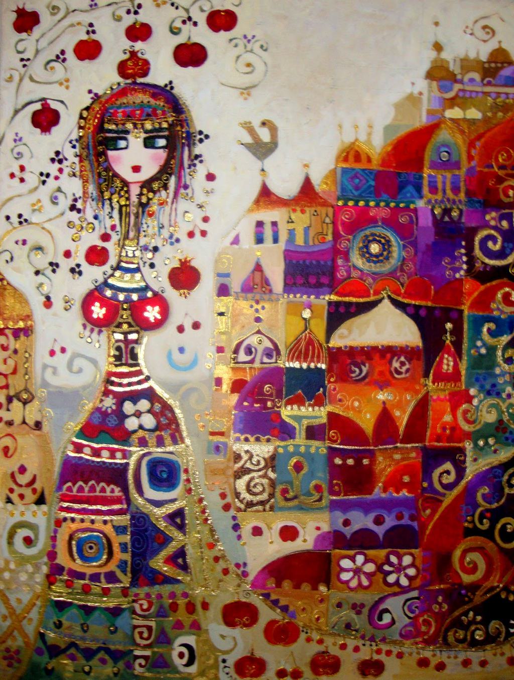 Koca gözlü, rengarenk kadınların ressamı: Canan Berber