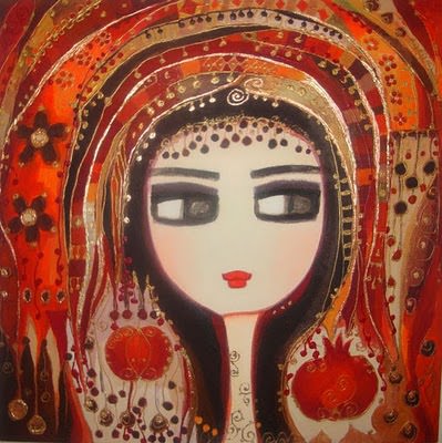 Koca gözlü, rengarenk kadınların ressamı: Canan Berber