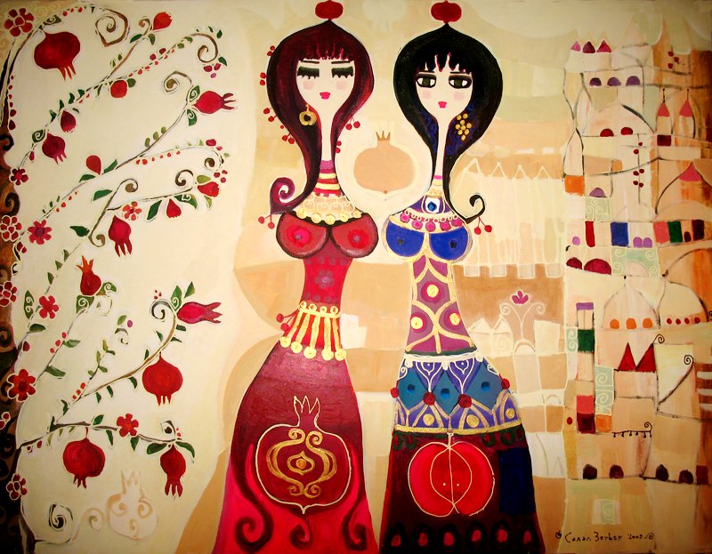 Koca gözlü, rengarenk kadınların ressamı: Canan Berber