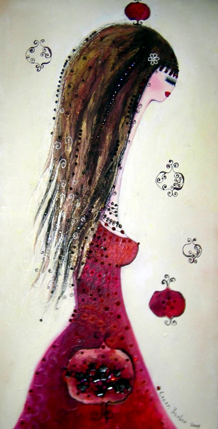 Koca gözlü, rengarenk kadınların ressamı: Canan Berber