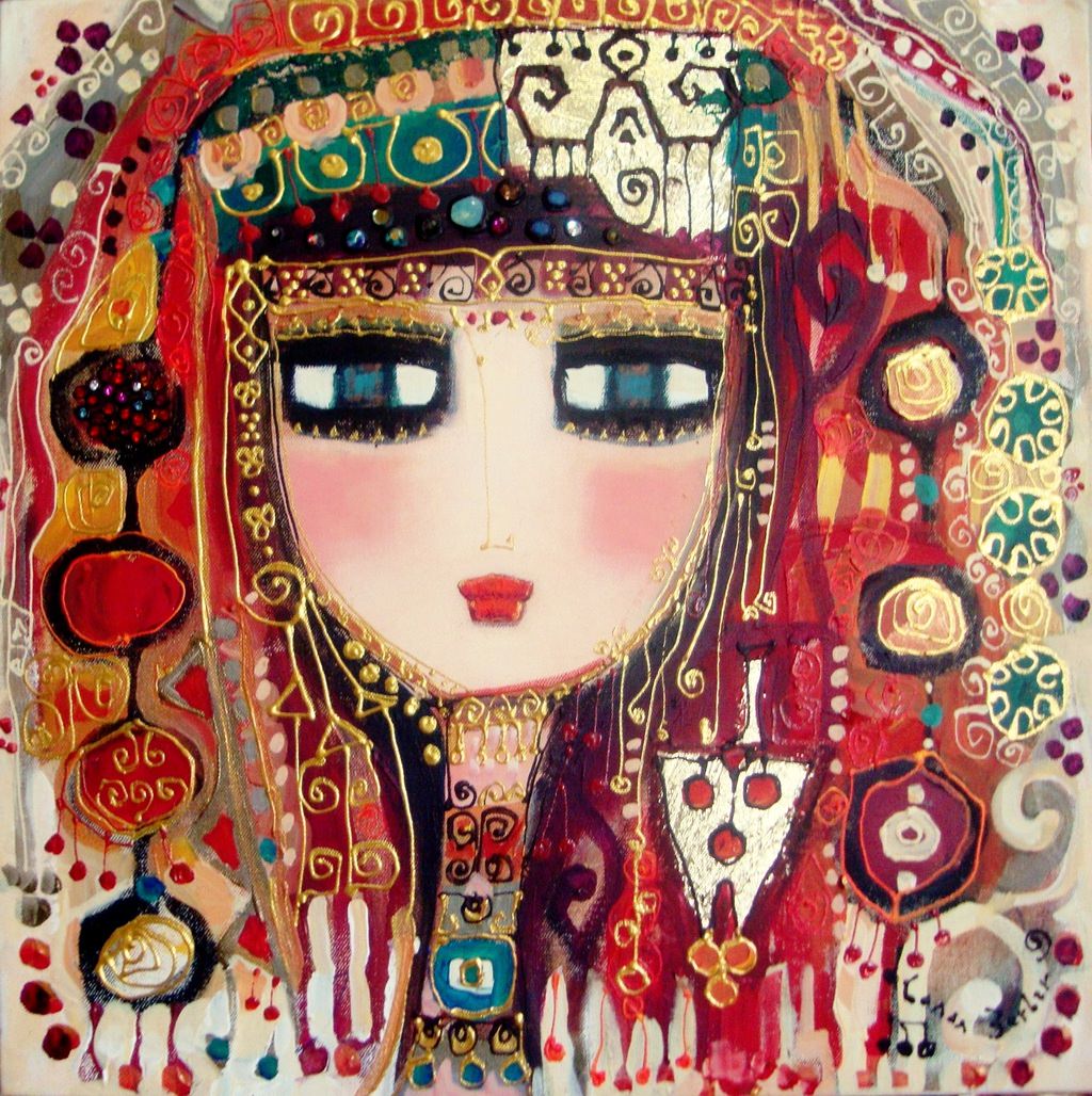 Koca gözlü, rengarenk kadınların ressamı: Canan Berber