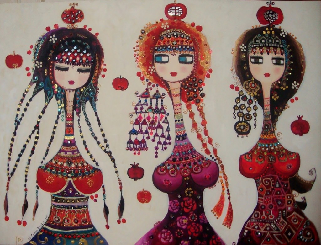 Koca gözlü, rengarenk kadınların ressamı: Canan Berber