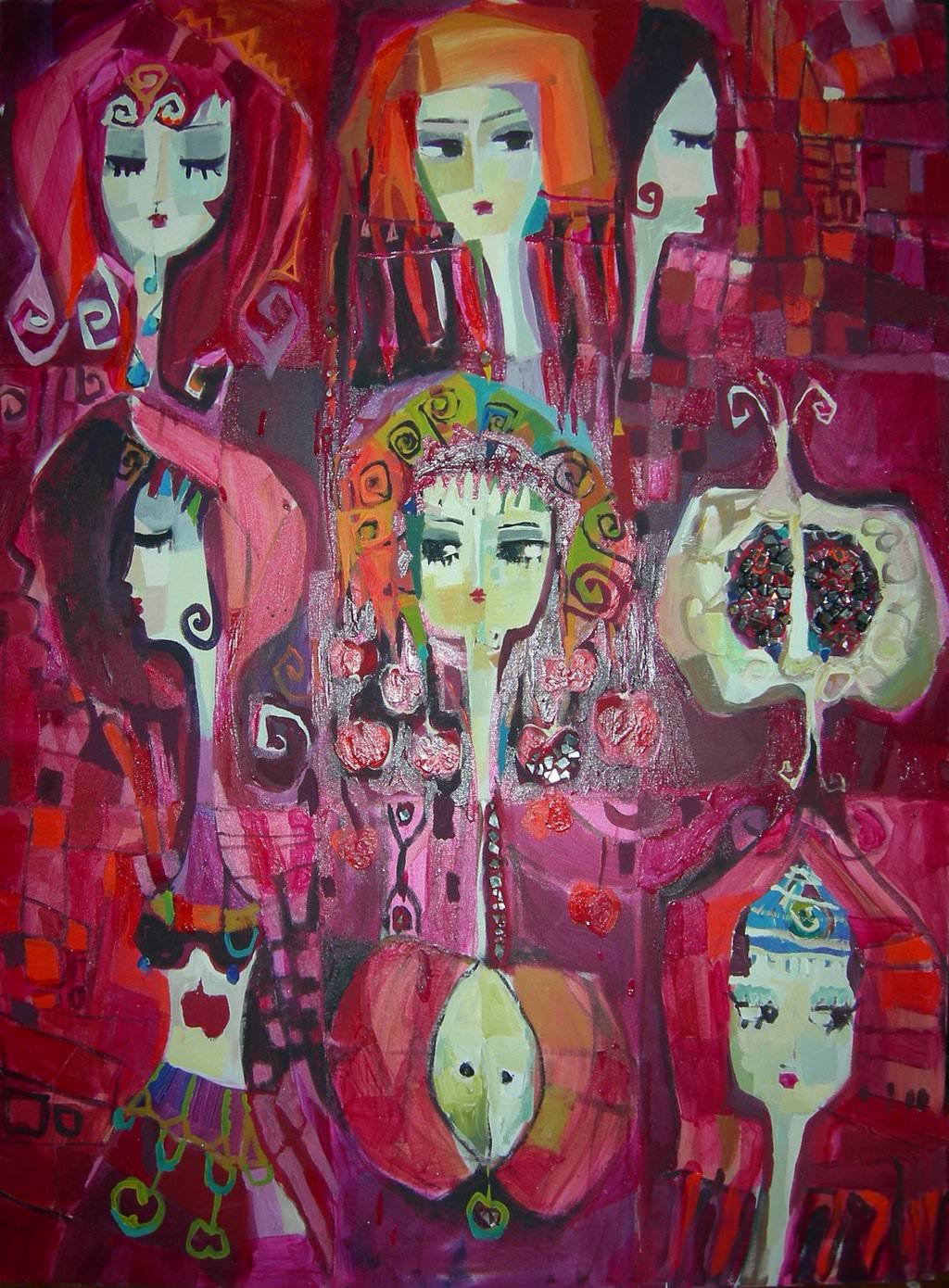 Koca gözlü, rengarenk kadınların ressamı: Canan Berber