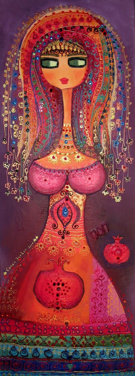 Koca gözlü, rengarenk kadınların ressamı: Canan Berber