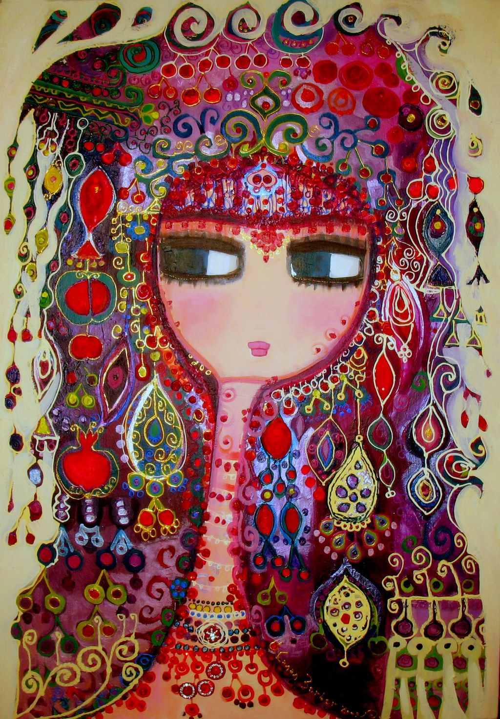 Koca gözlü, rengarenk kadınların ressamı: Canan Berber