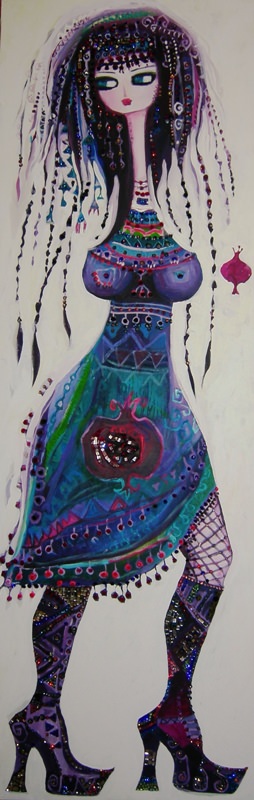 Koca gözlü, rengarenk kadınların ressamı: Canan Berber