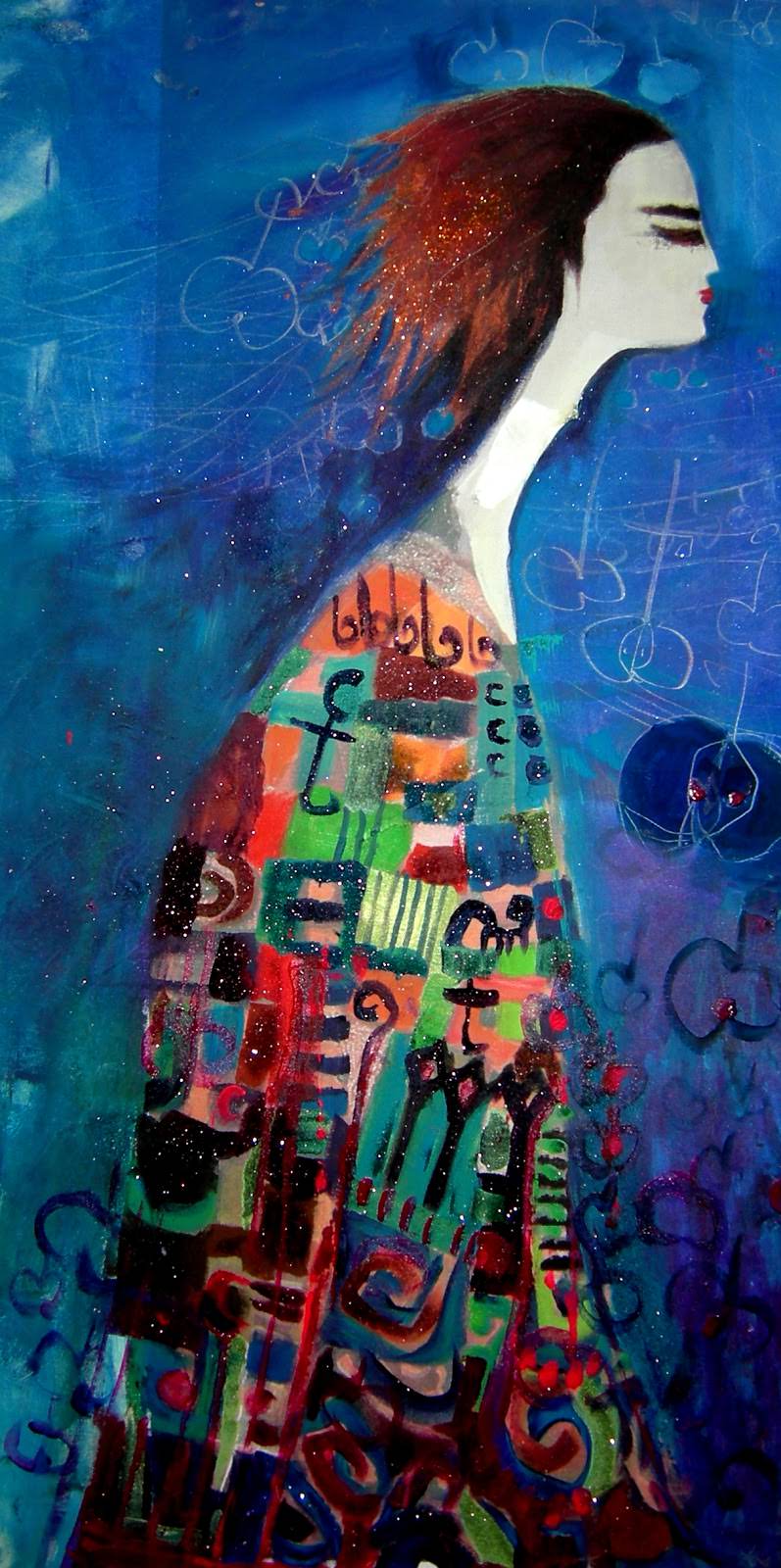 Koca gözlü, rengarenk kadınların ressamı: Canan Berber