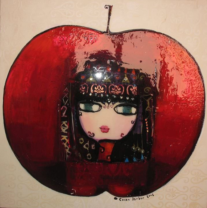 Koca gözlü, rengarenk kadınların ressamı: Canan Berber