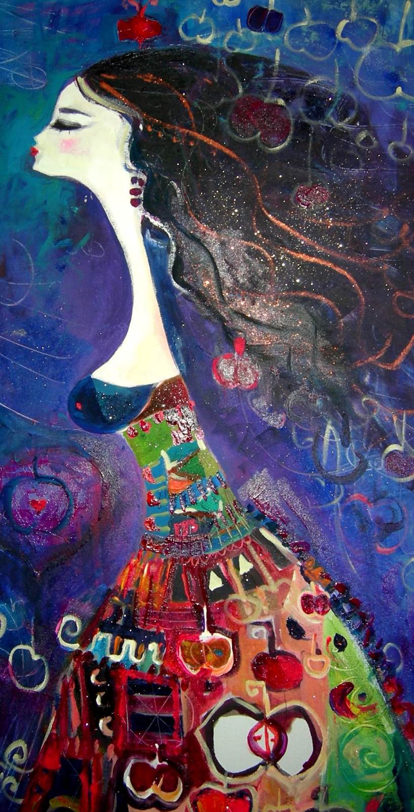 Koca gözlü, rengarenk kadınların ressamı: Canan Berber