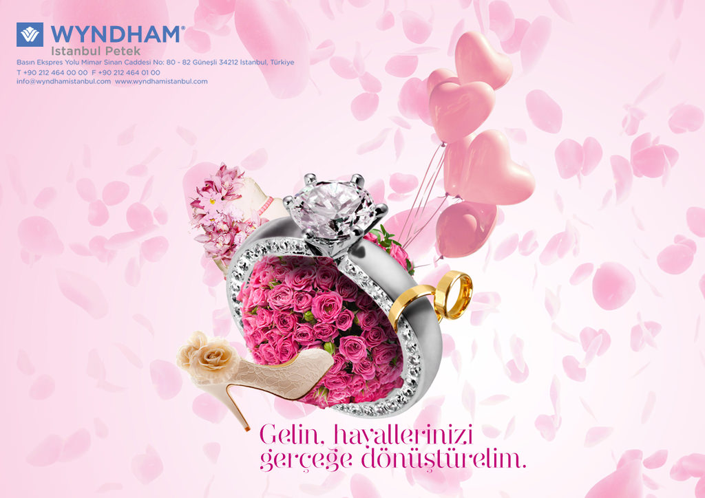Wyndham İstanbul Petek Hotel’den prestijli nikah törenleri