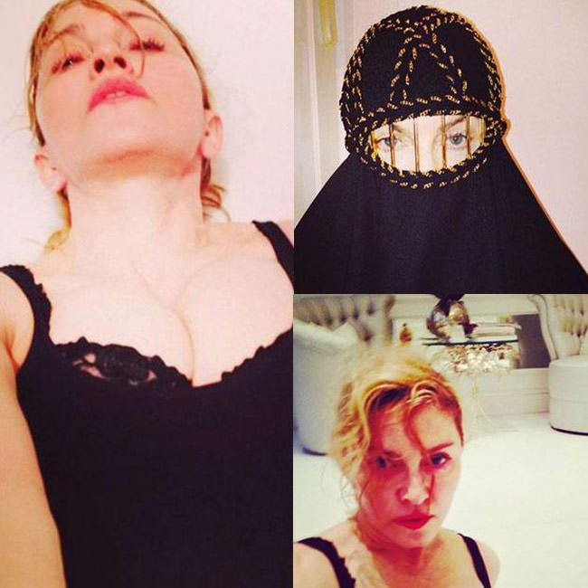 Selfie çılgınlığı Madonna'yı vurdu!