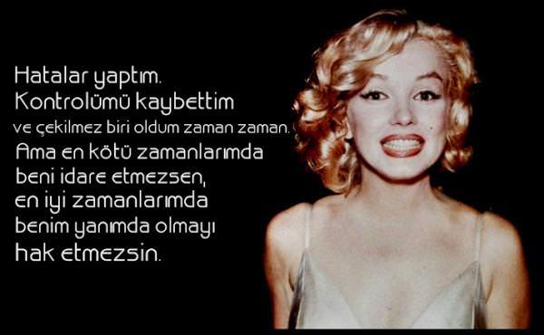 Ünlü Marilyn Monroe sözleri