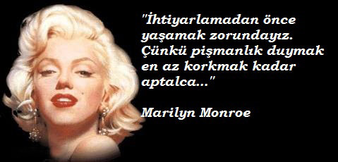 Ünlü Marilyn Monroe sözleri