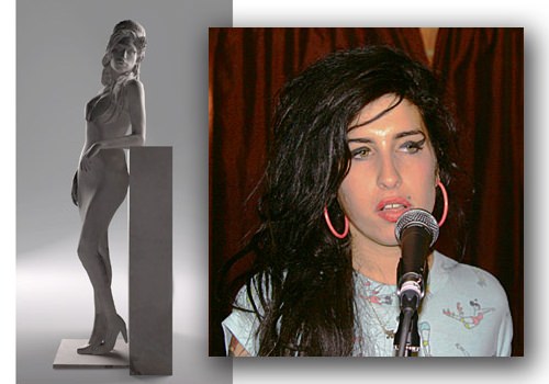 Amy Winehouse'un heykeli dikiliyor