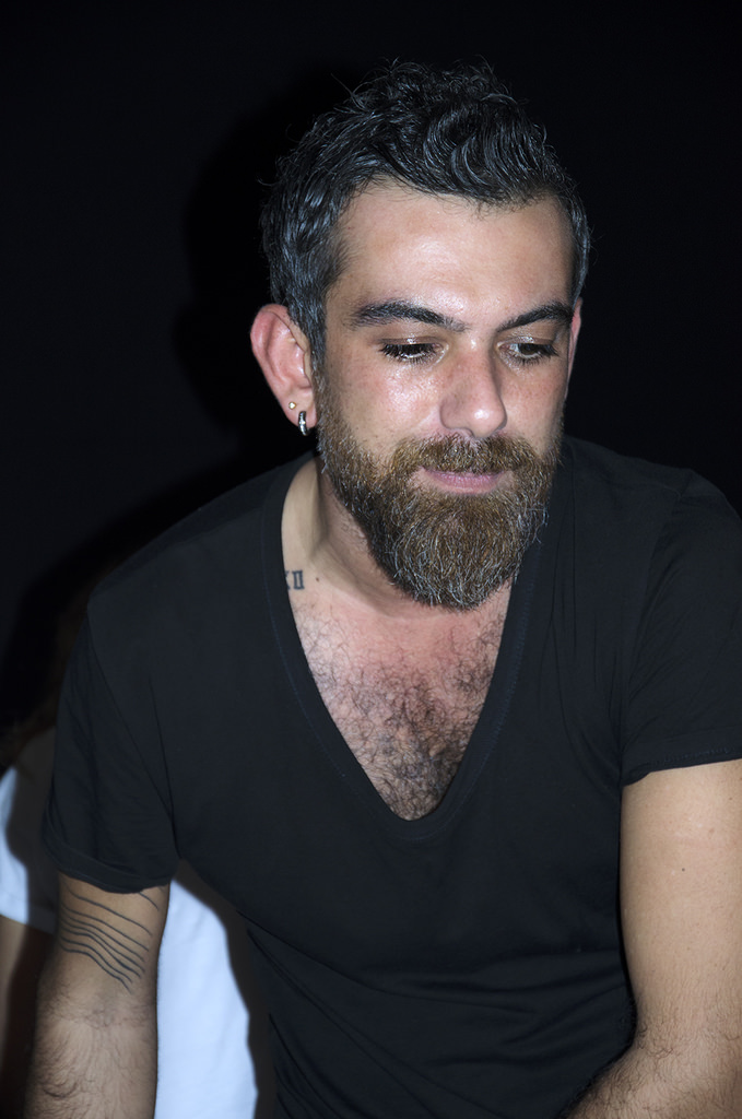 Hakan Akkaya backstage, MBFWI
