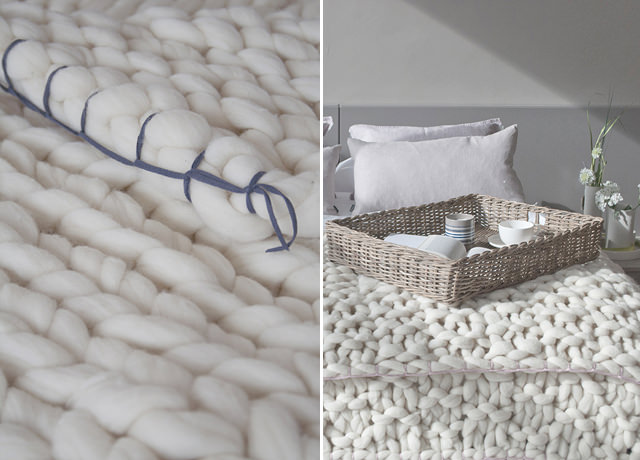 Kışın sığınakları: Örgü battaniyeler 