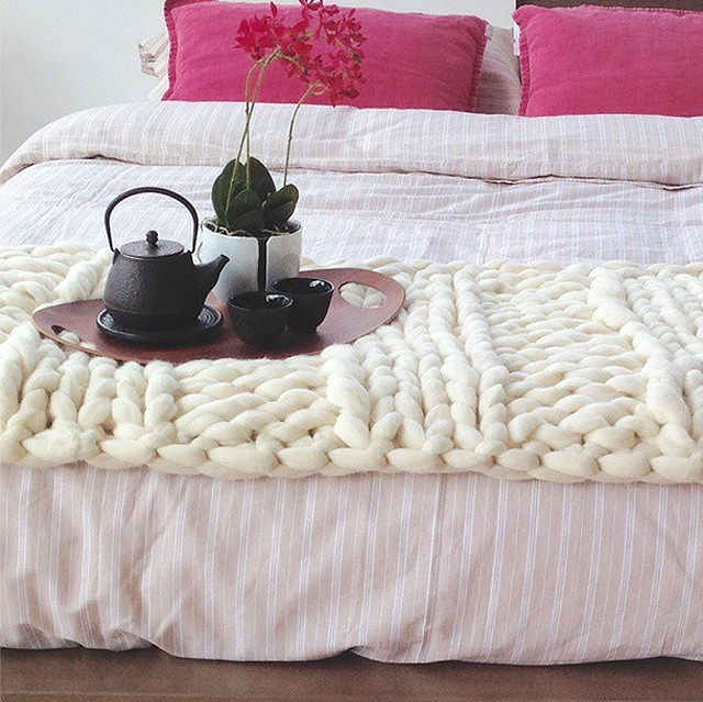 Kışın sığınakları: Örgü battaniyeler 