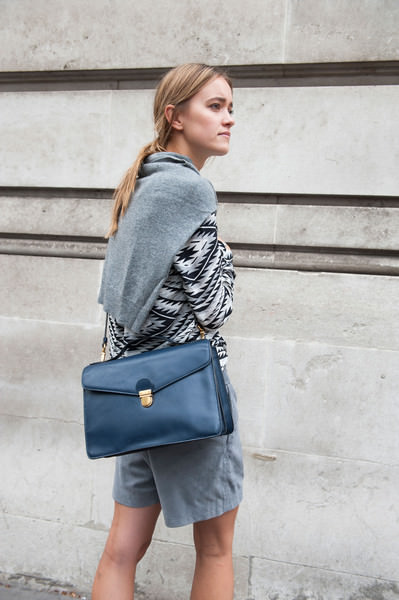 Sokak stili 2015-16 Sonbahar/Kış, Londra Moda Haftası