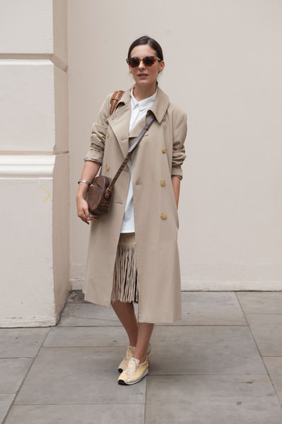 Sokak stili 2015-16 Sonbahar/Kış, Londra Moda Haftası