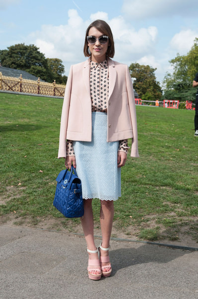 Sokak stili 2015-16 Sonbahar/Kış, Londra Moda Haftası