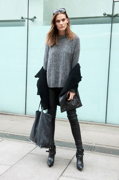 Sokak stili 2015-16 Sonbahar/Kış, Londra Moda Haftası