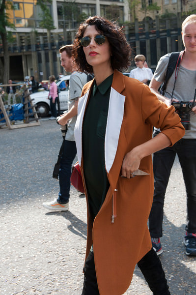 Sokak stili 2015-16 Sonbahar/Kış, Londra Moda Haftası