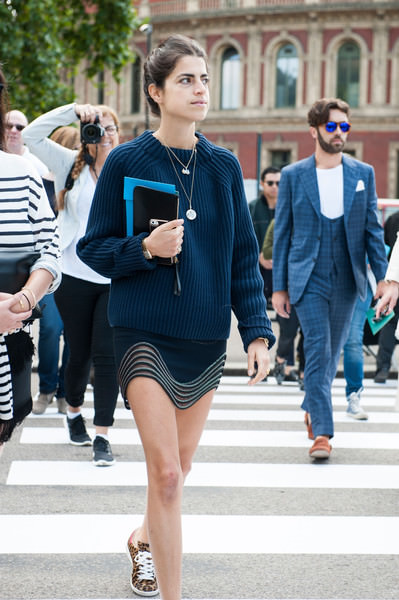 Sokak stili 2015-16 Sonbahar/Kış, Londra Moda Haftası