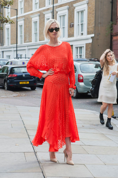 Sokak stili 2015-16 Sonbahar/Kış, Londra Moda Haftası