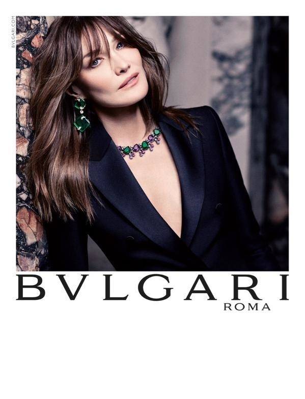 Carla Bruni ile Bulgari Kış 2015 Kampanyası