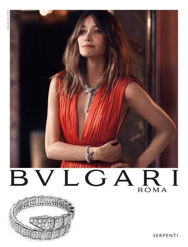 Carla Bruni ile Bulgari Kış 2015 Kampanyası