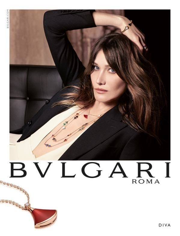 Carla Bruni ile Bulgari Kış 2015 Kampanyası