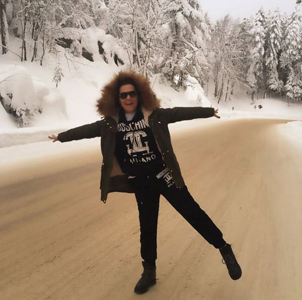 Ünlülerin kar tatilinden fotoğraflar