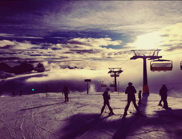 Ünlülerin kar tatilinden fotoğraflar