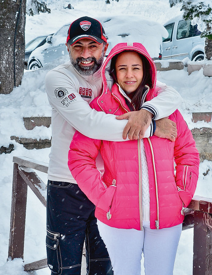 Ünlülerin kar tatilinden fotoğraflar