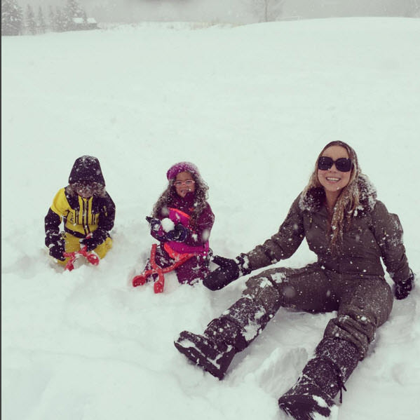 Ünlülerin kar tatilinden fotoğraflar