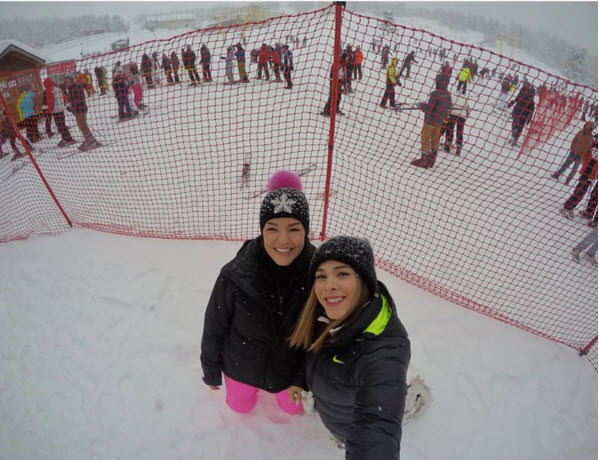 Ünlülerin kar tatilinden fotoğraflar