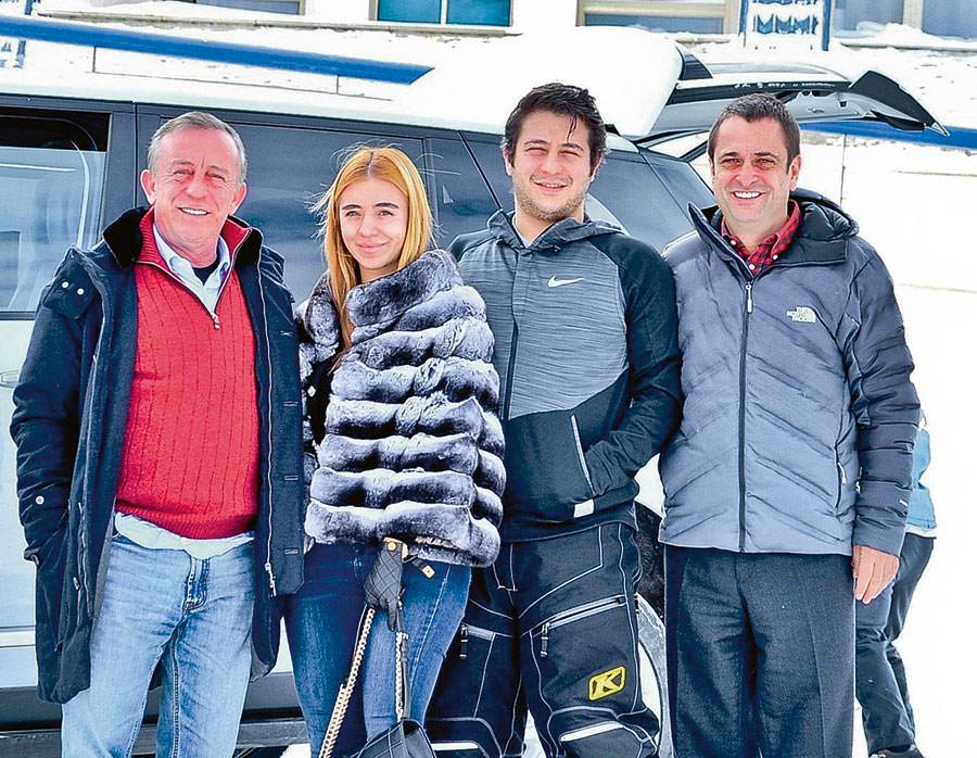 Ünlülerin kar tatilinden fotoğraflar