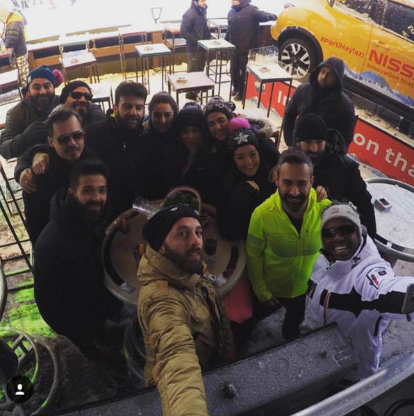 Ünlülerin kar tatilinden fotoğraflar