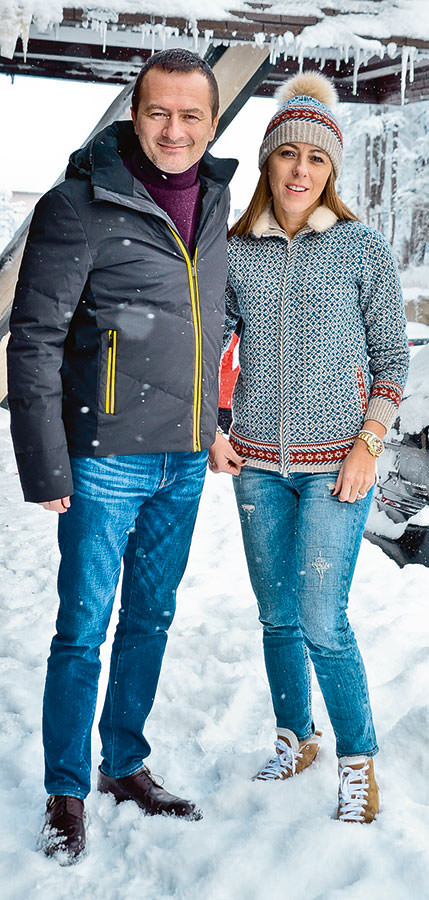 Ünlülerin kar tatilinden fotoğraflar