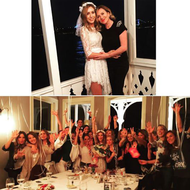 Sinem Kobal'ın kına gecesi fotoğrafları