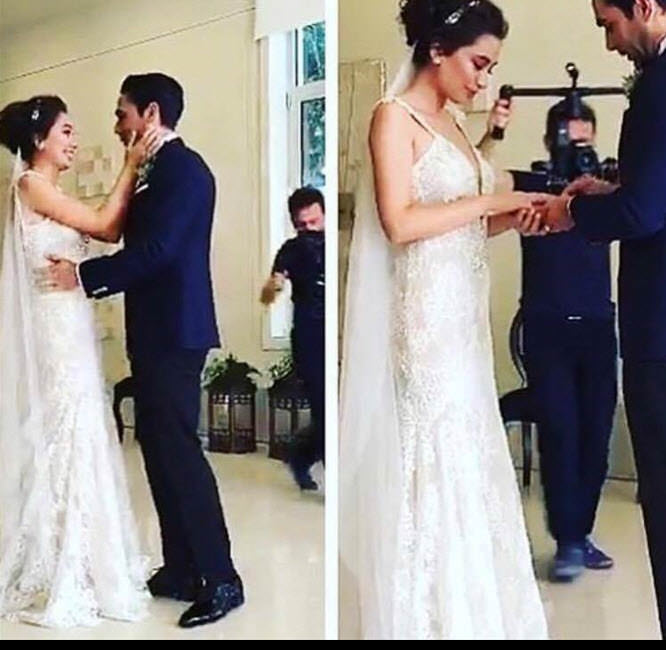 Kadir Doğulu ve Neslihan Atagül'ün düğünü