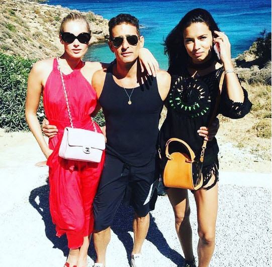 Adriana Lima, Sami Khedira ile Mikanos'ta