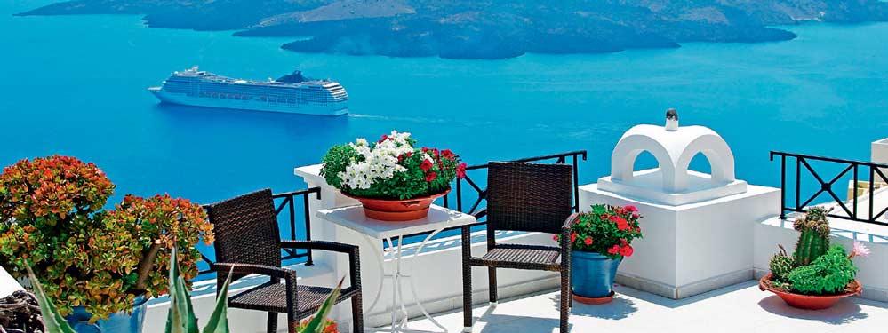 Romantik tatil: Santorini
