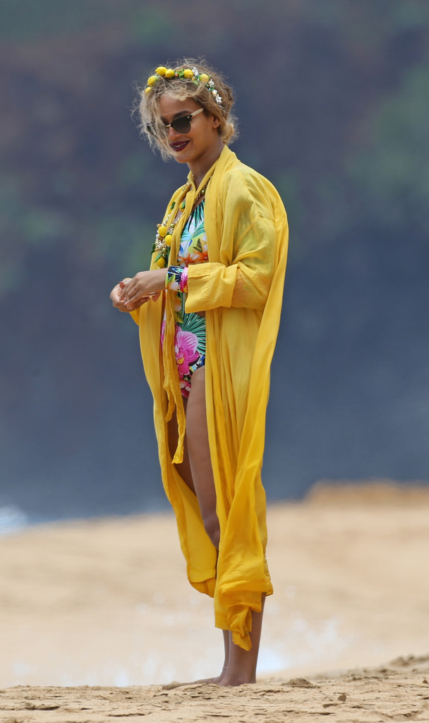 Plajda tropik havalı